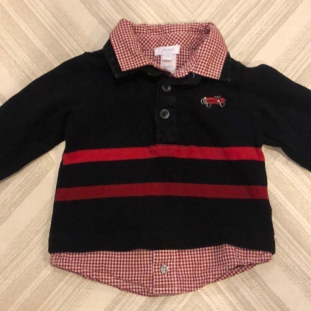 Jacadi Baby Boys Collared Shirt on Shirt